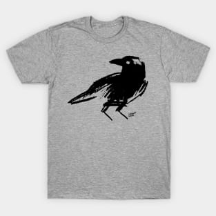 Crow in the snow T-Shirt